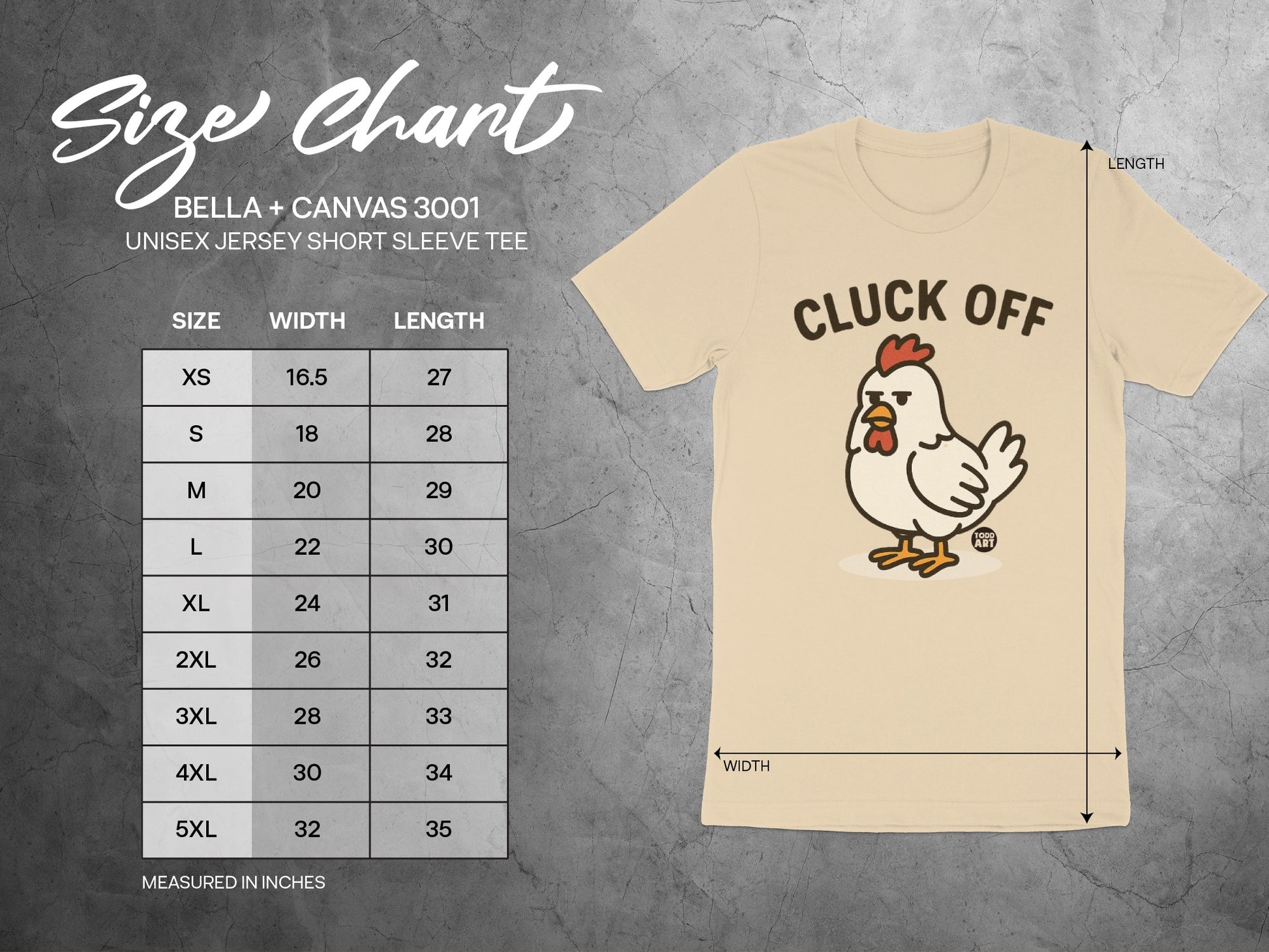 Cluck Off Chicken Graphic Unisex Short Sleeve Tee product