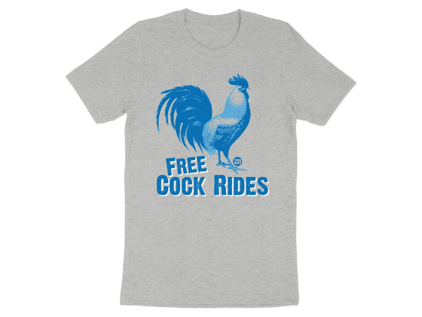 Free Cock Rides Graphic T-shirt product