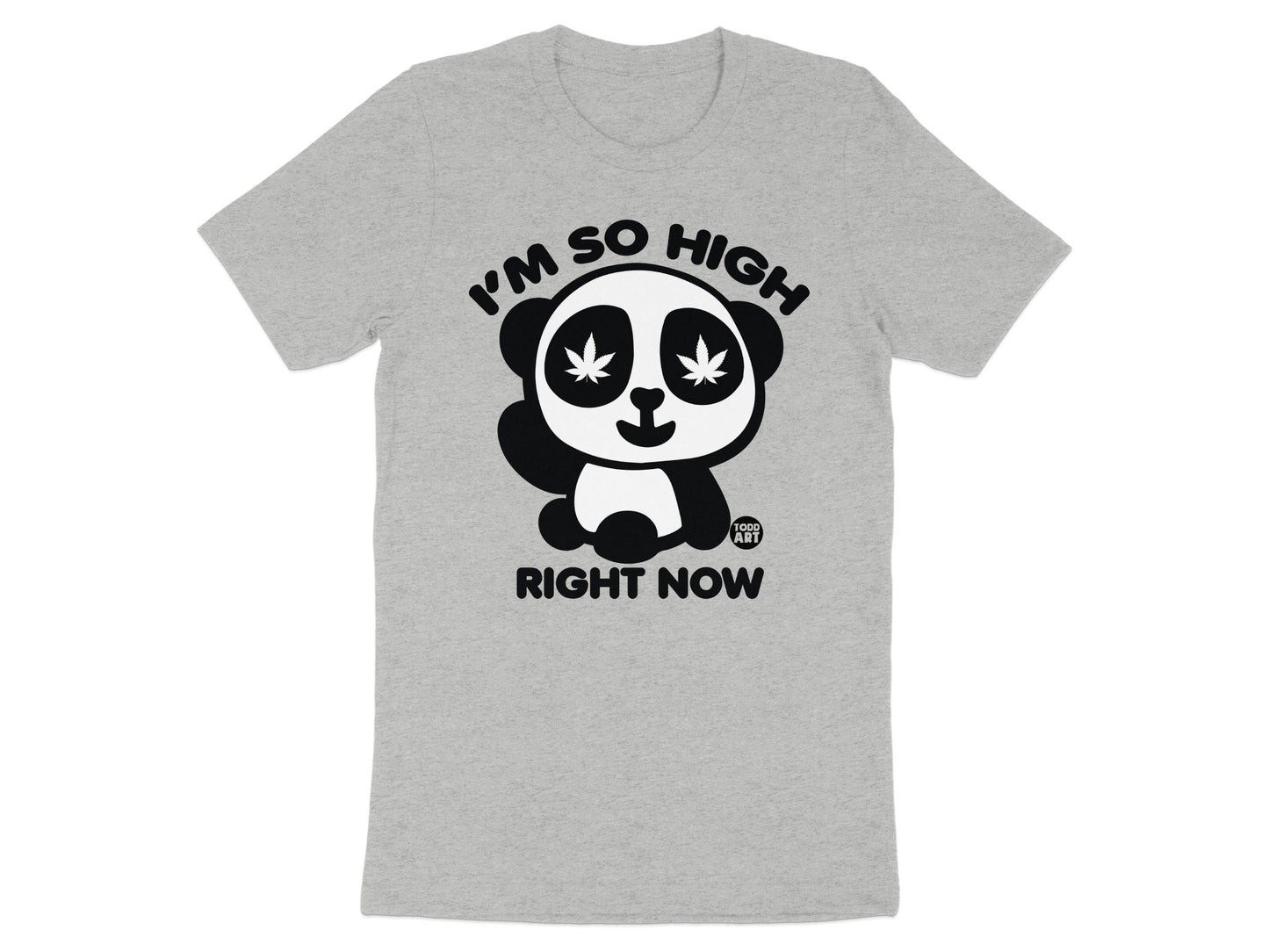 I'm So High Right Now Funny Panda Shirt