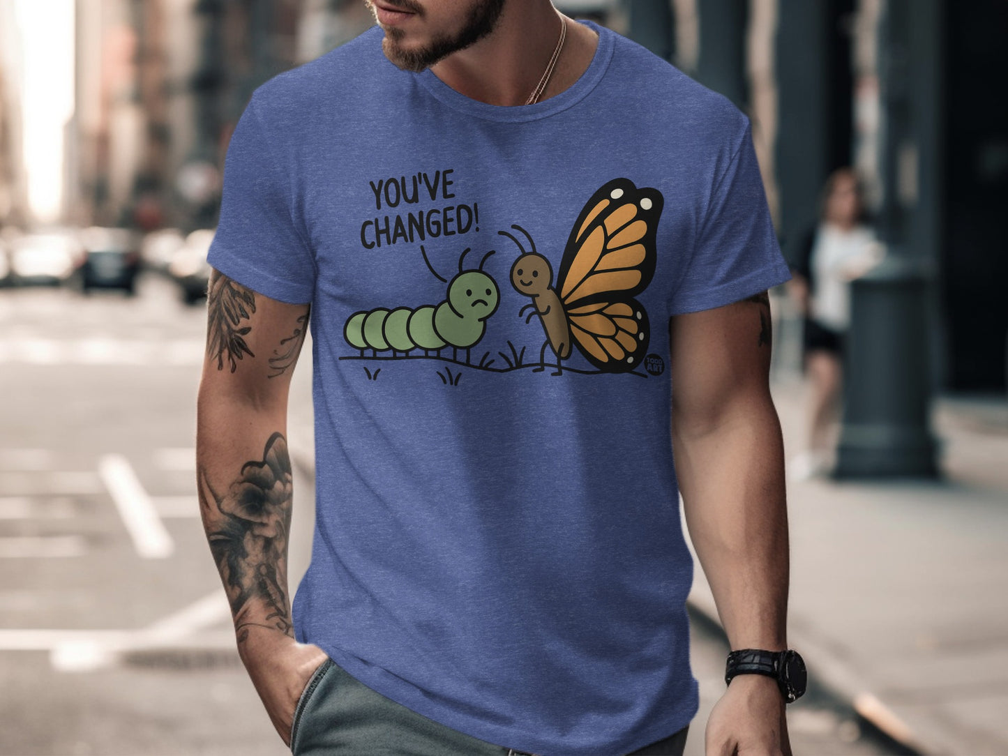 You've Changed Butterfly Design Graphic T-shirt product