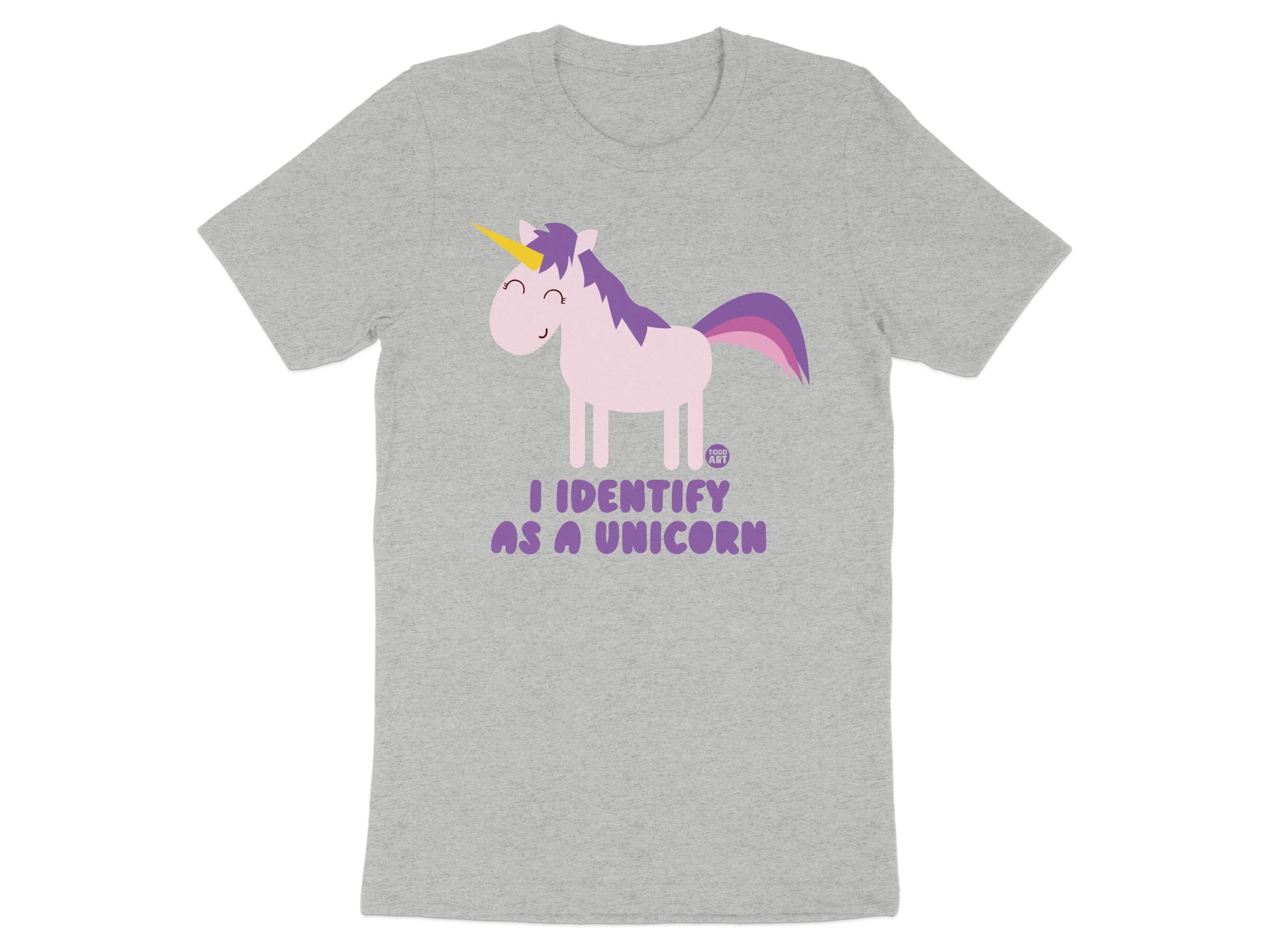 Cute Unicorn Graphic Tee with Fun Slogan Design