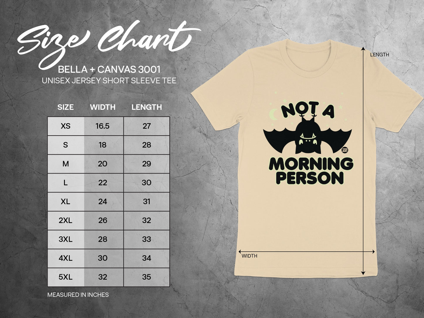Not A Morning Person Unisex Jersey T-Shirt product type