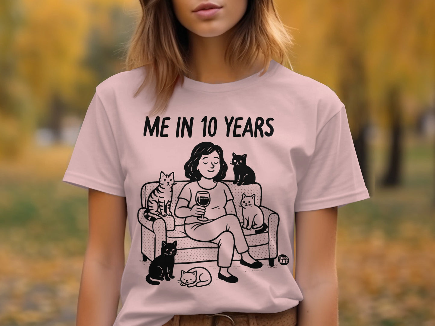 Me in 10 Years Cat Lover Humorous T-shirt product
