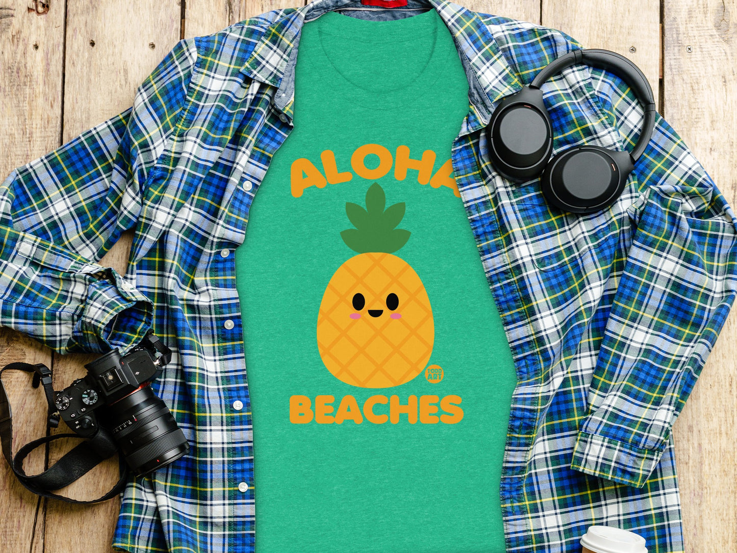 Aloha Beaches Pineapple Fun Graphic T-shirt product