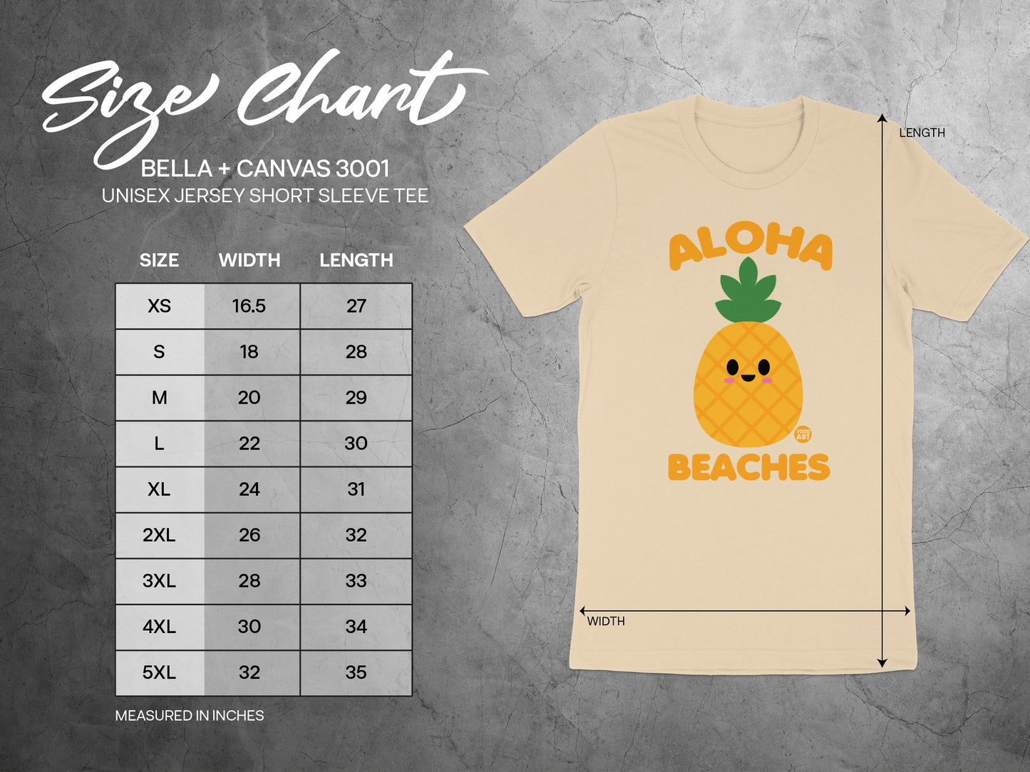 Aloha Beaches Graphic Unisex Jersey Short Sleeve Tee product