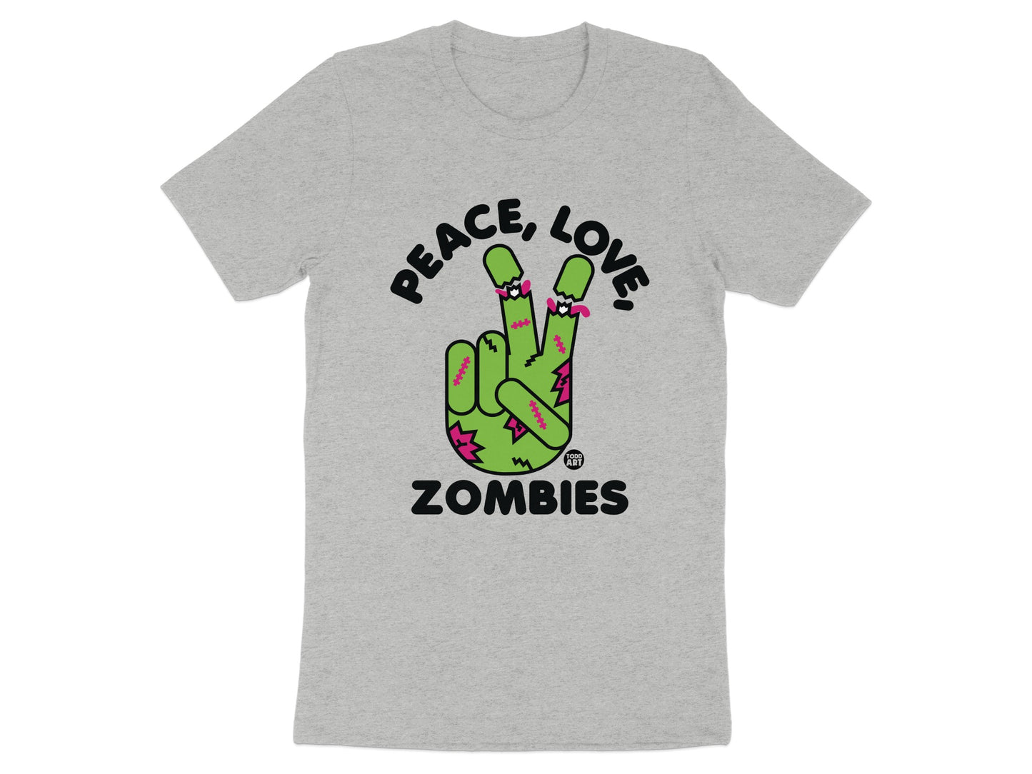 Peace Love Zombies Graphic T-shirt T-shirt