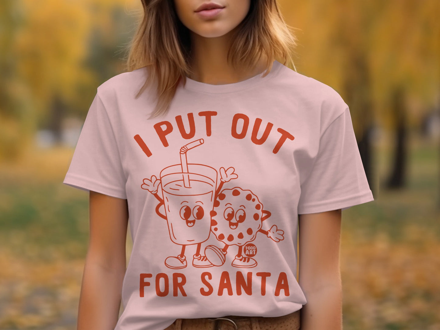 Fun I Put Out For Santa Graphic T-shirt product type
