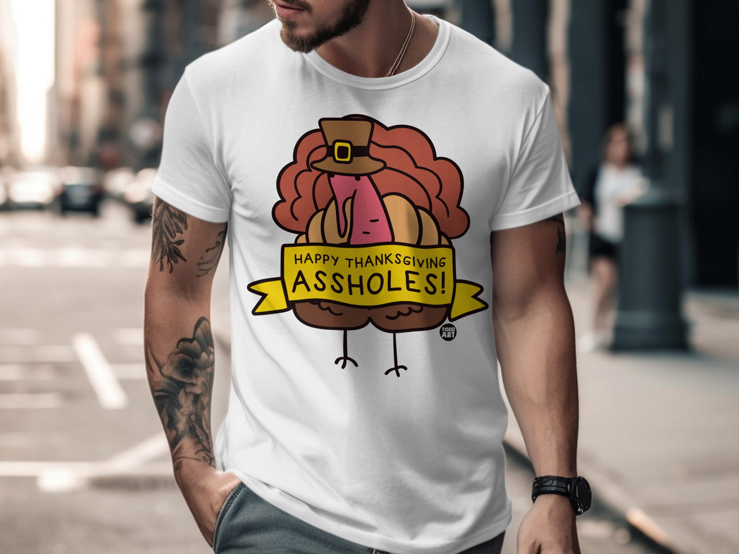 Happy Thanksgiving Assholes Funny Thanksgiving Shirt
