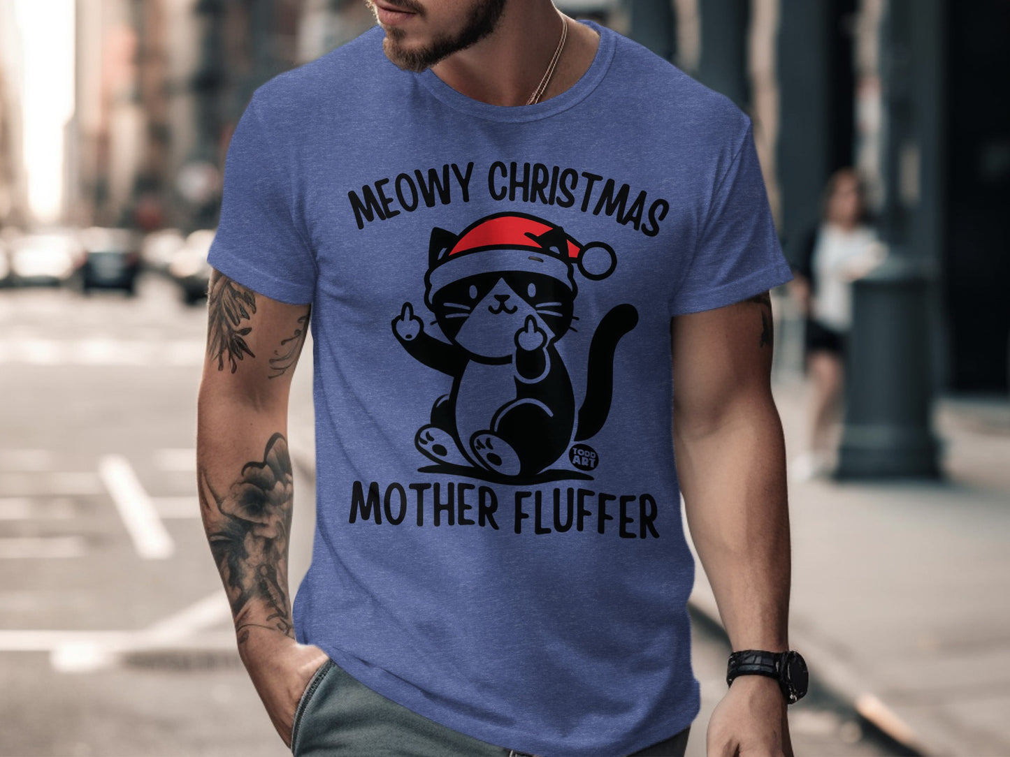 Meowy Christmas Mother Fluffer T-shirt product