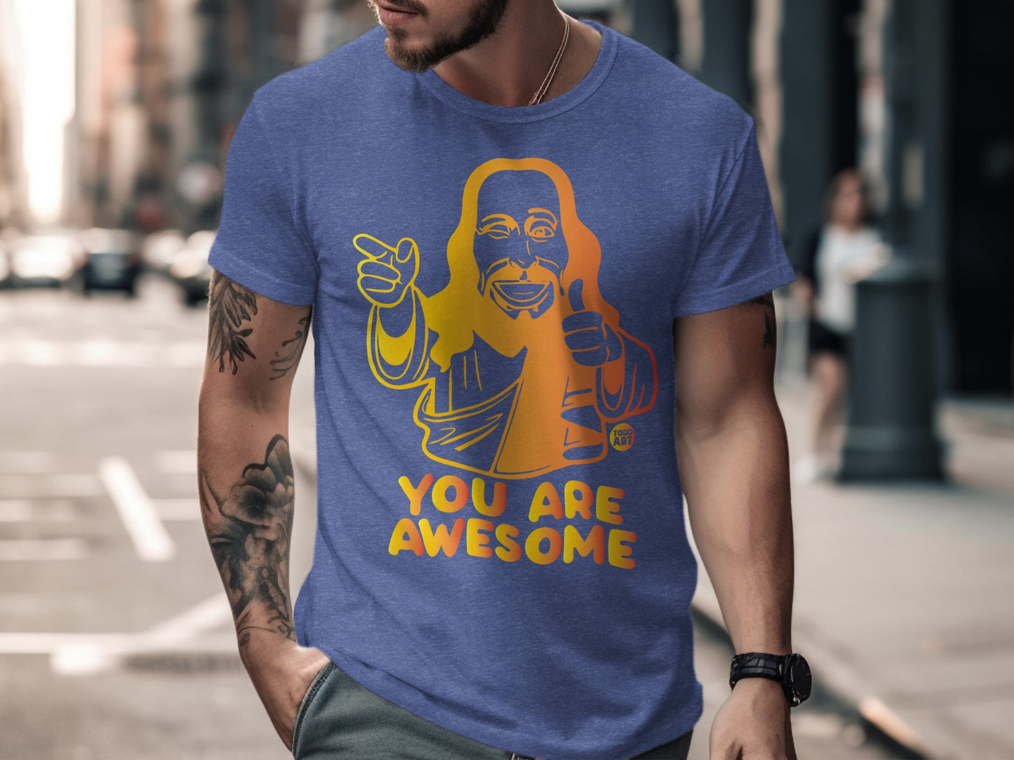 You Are Awesome Graphic Printed T Shirt product
