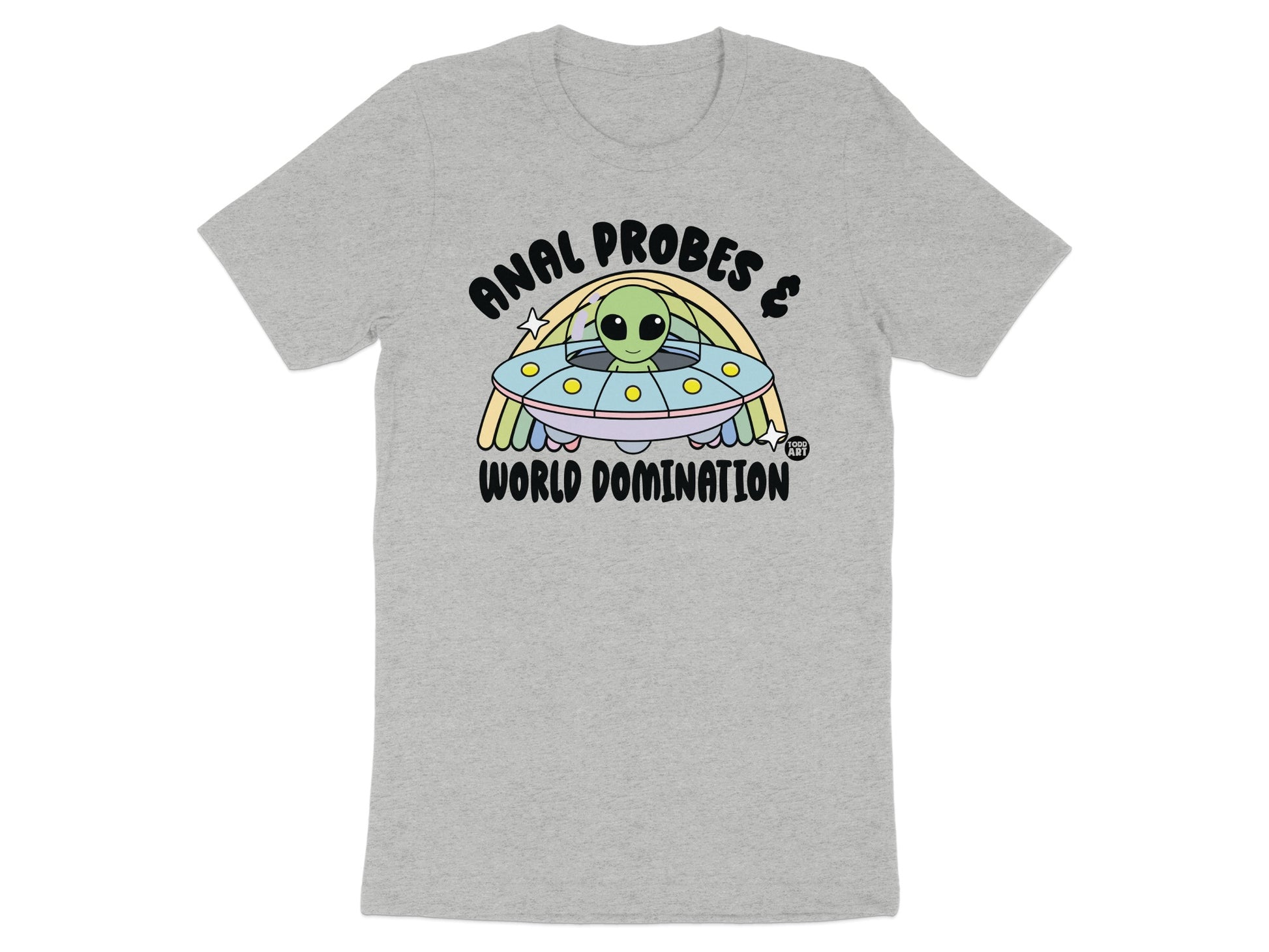 Anal Probes & World Domination T-Shirt product type