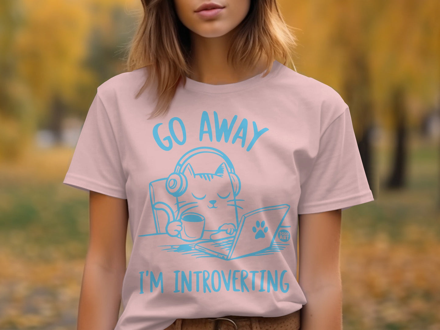 Go Away I'm Introverting Graphic T-Shirt product