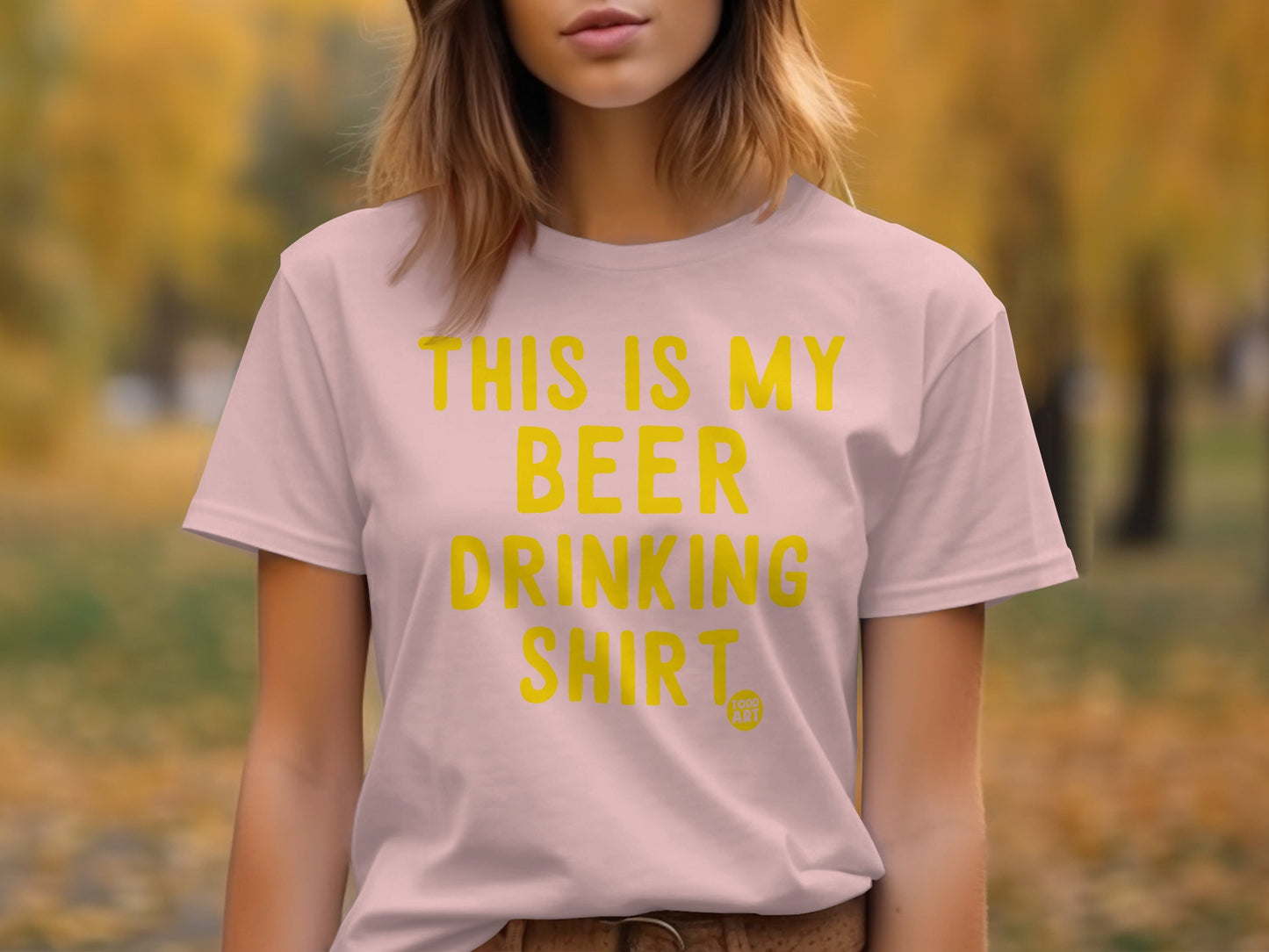 Shirt with This Is My Beer Drinking Shirt product type