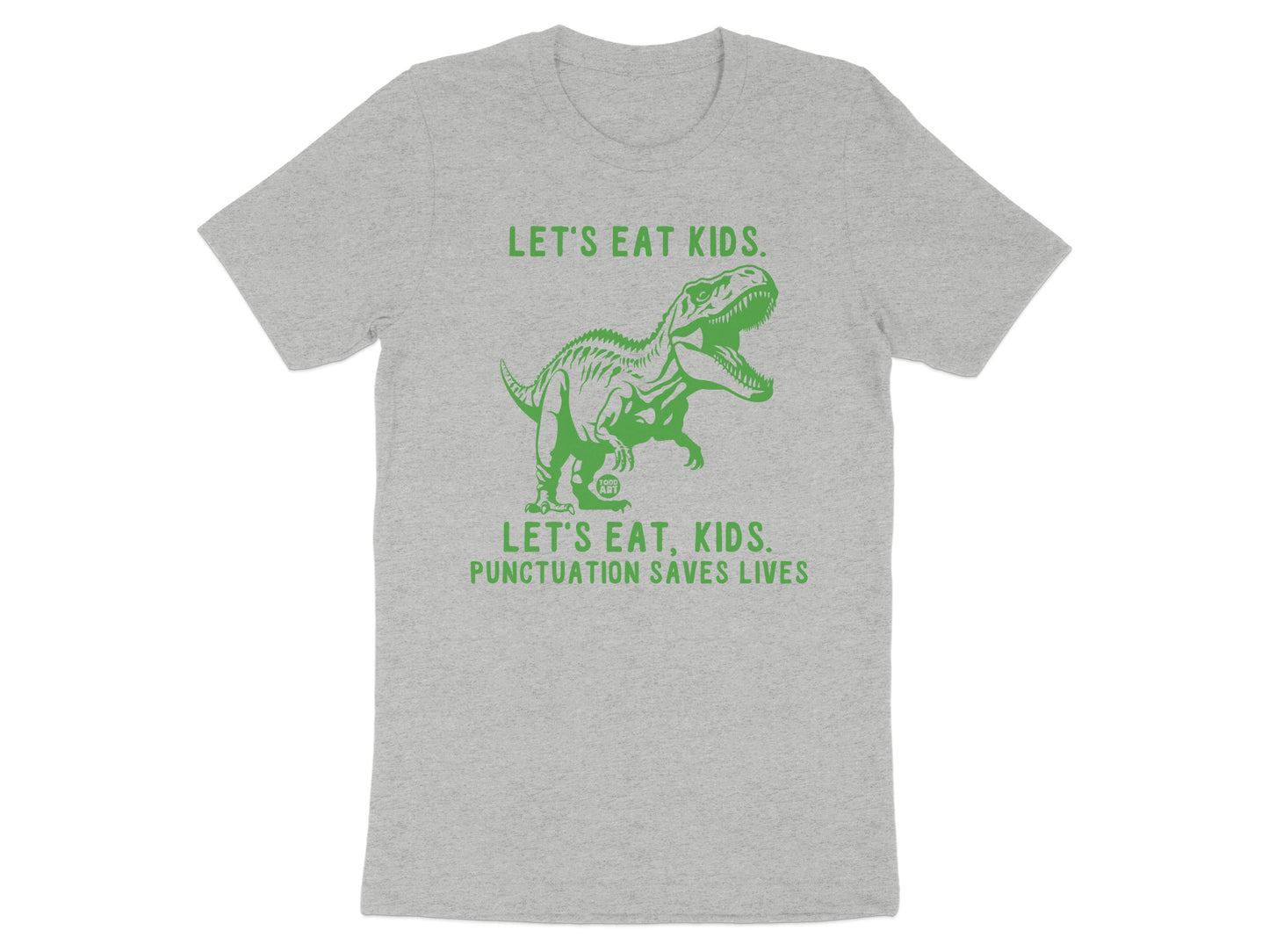 Let's Eat Kids Dinosaur Funny Graphic T-Shirt product
