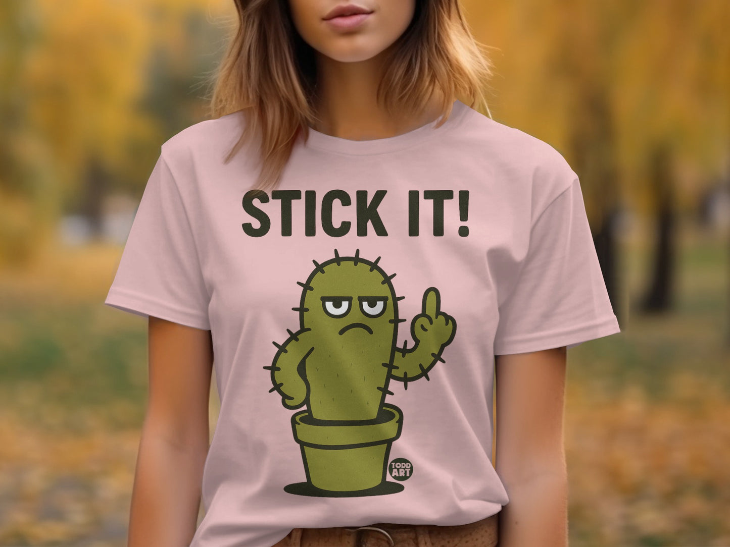 Stick It Cactus Graphic Tee Funny Shirt product