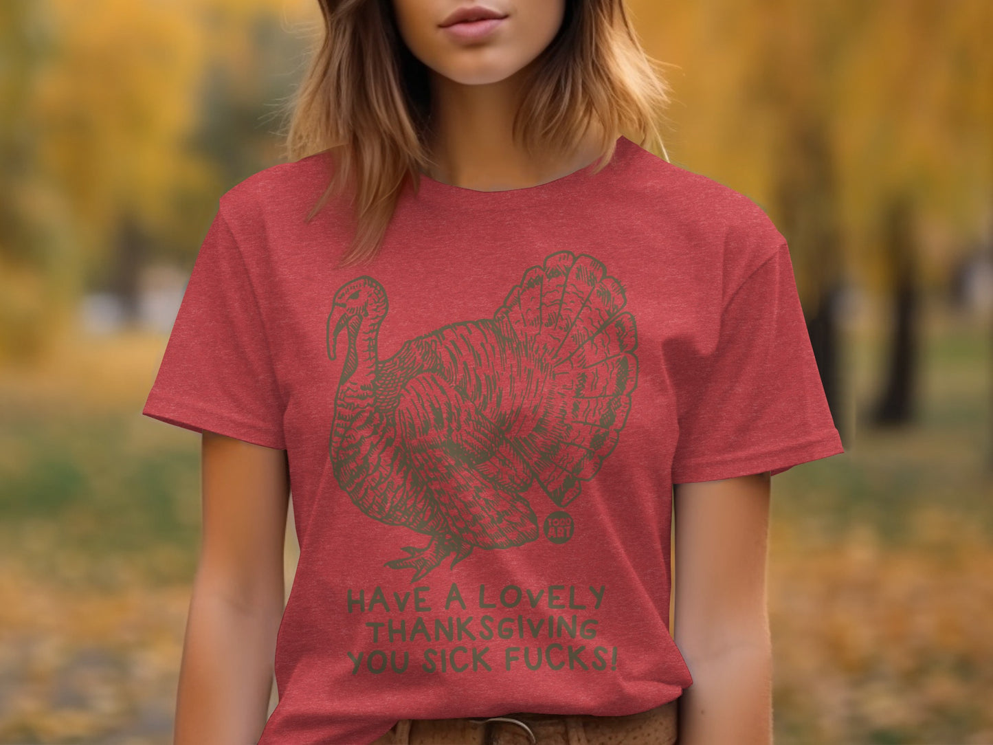 Have A Lovely Thanksgiving Funny Graphic T-shirt