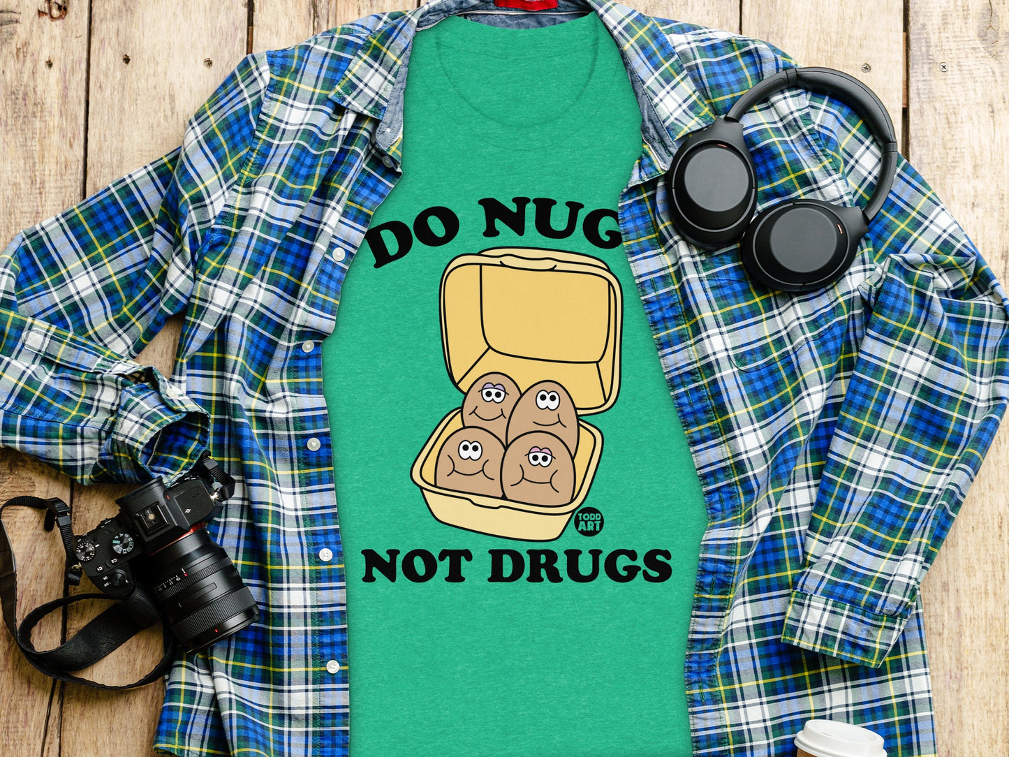 Do Nugs Not Drugs Funny Graphic T-shirt product type