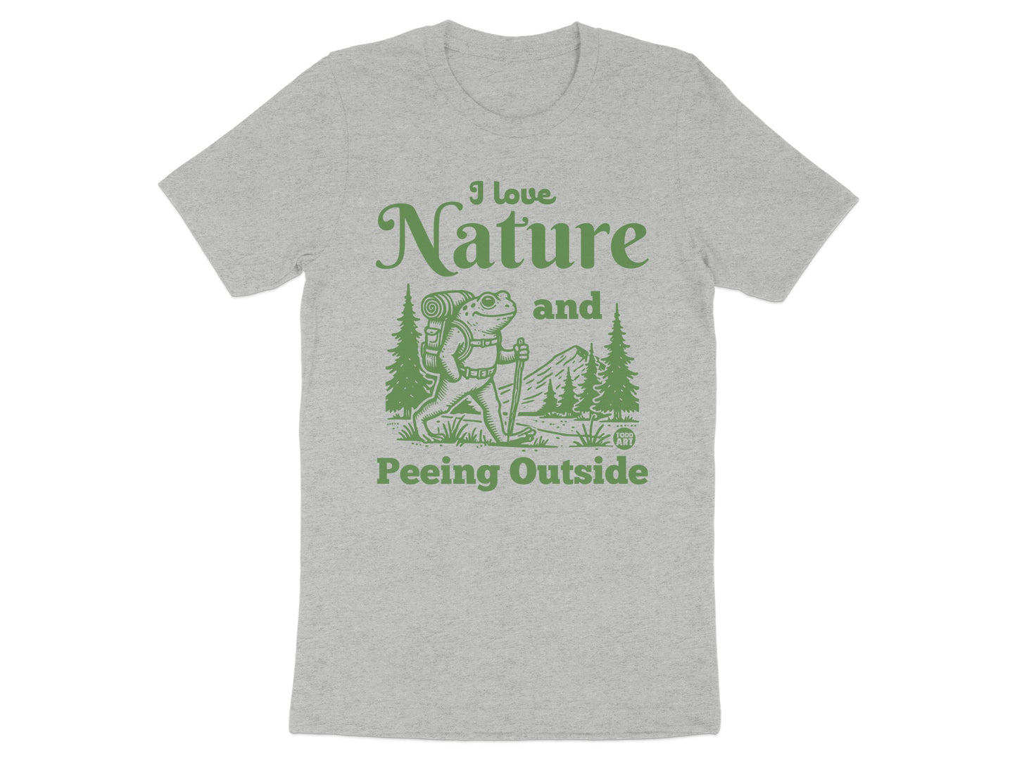 I Love Nature and Peeing Outside T-shirt product type