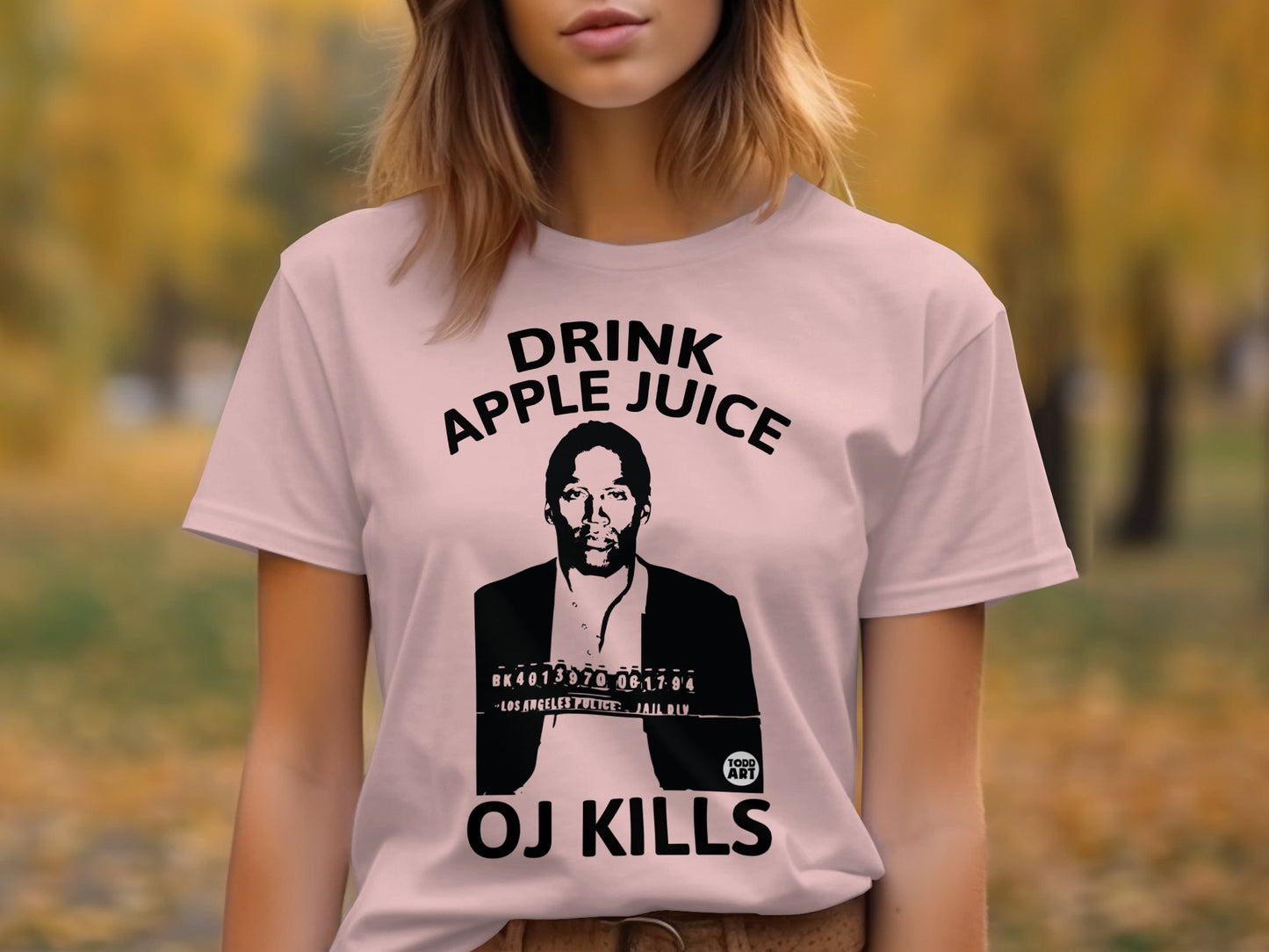 Drink Apple Juice OJ Kills Graphic T-Shirt