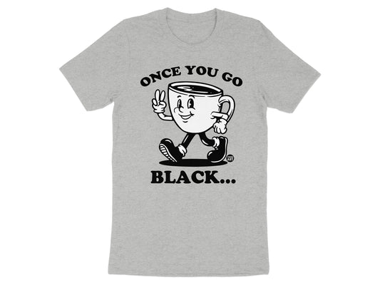 Once You Go Black Cartoon Graphic T Shirt product