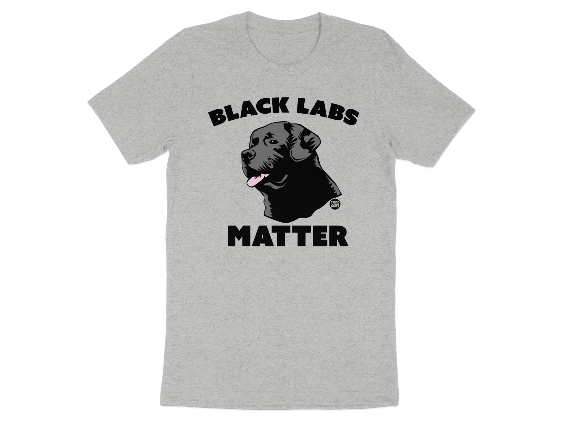 Black Labs Matter Cute Dog Graphic T-Shirt product type