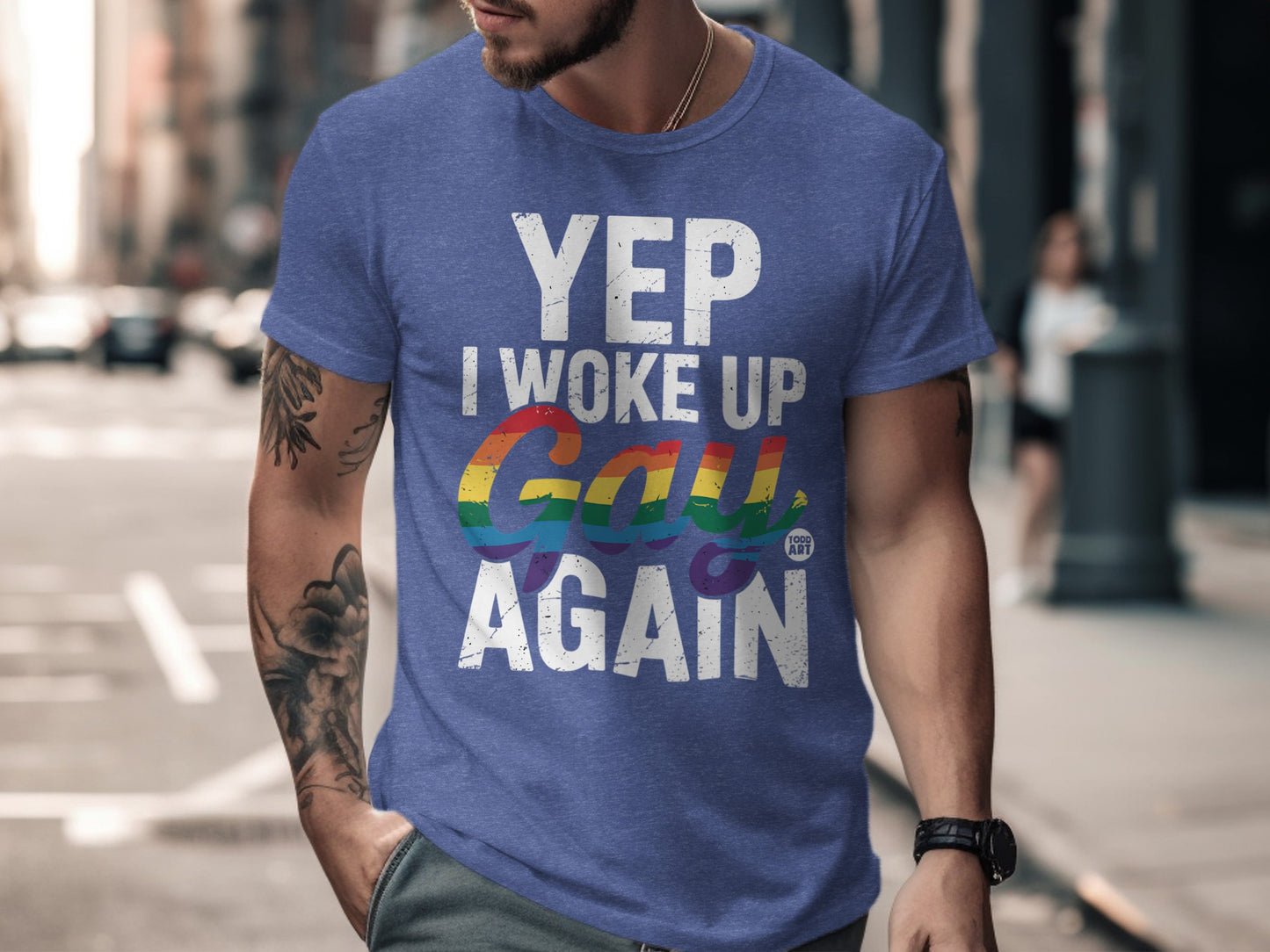 Yep I Woke Up Gay Again T-shirt product