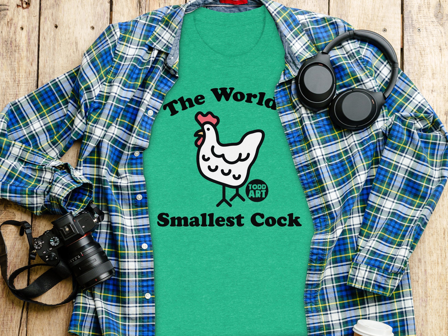 Funny Green The Worlds Smallest Cock T-Shirt product type