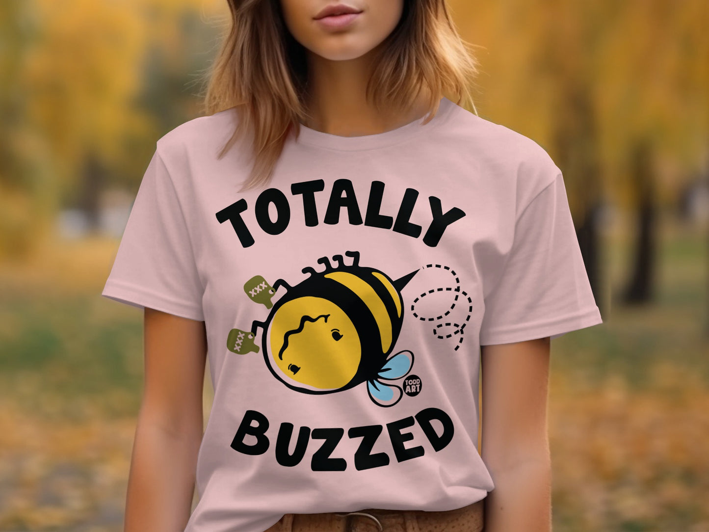 Totally Buzzed Bee Graphic T-Shirt product