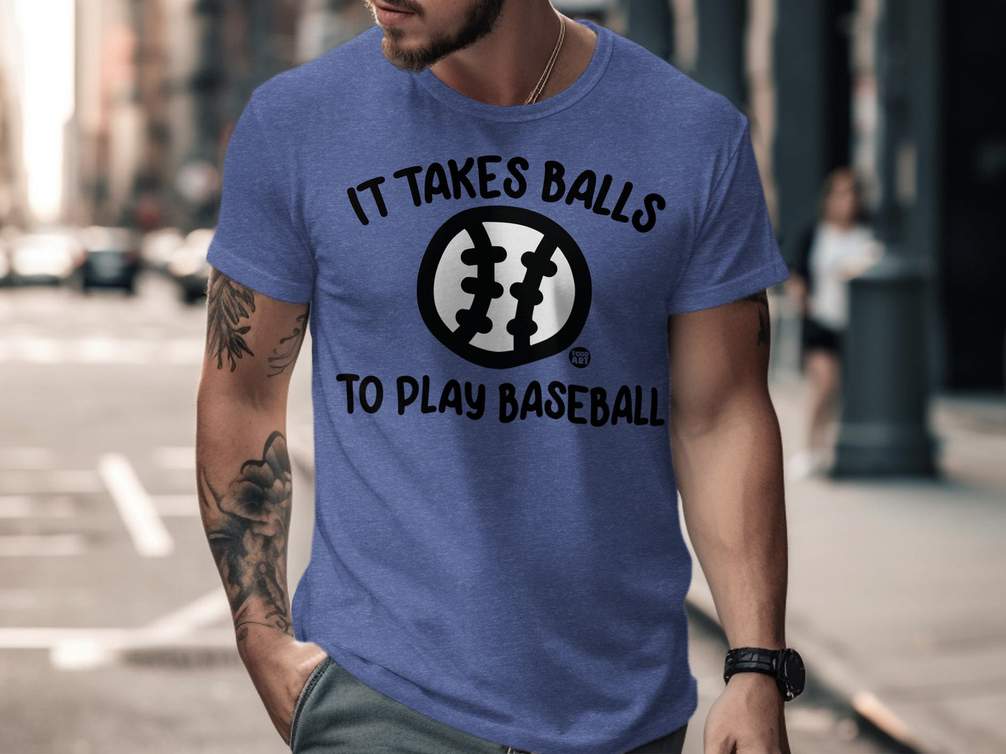 It Takes Balls to Play Baseball Funny T-Shirt