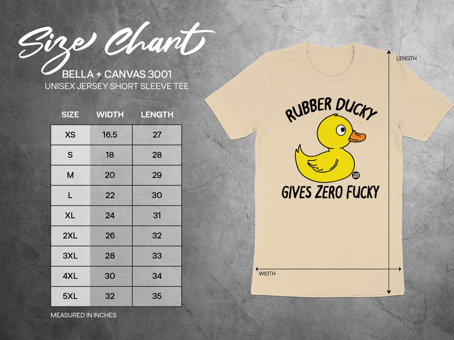 Rubber Ducky Gives Zero Fucky Unisex Tee product