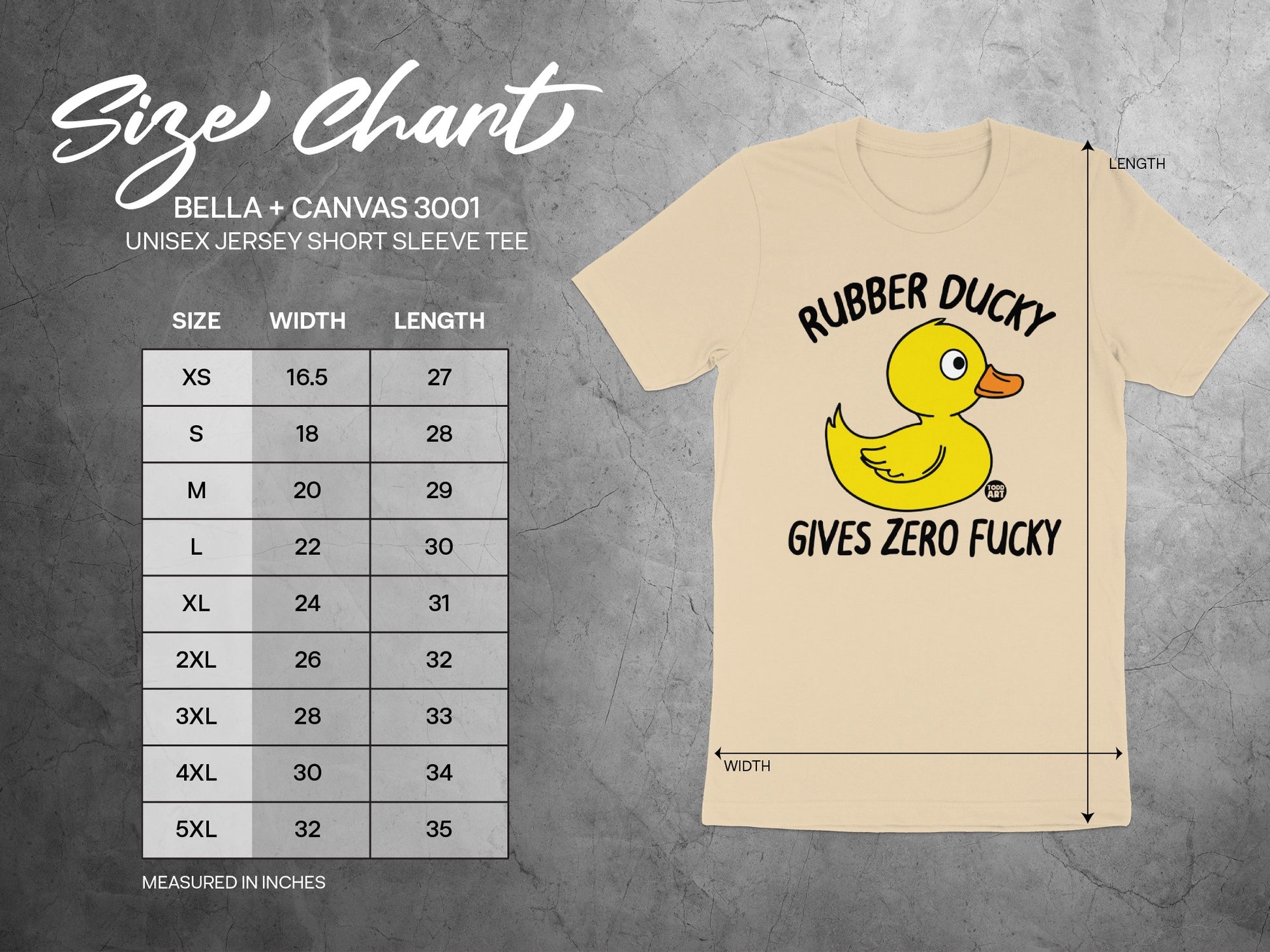 Rubber Ducky Gives Zero Fucky Unisex Tee product