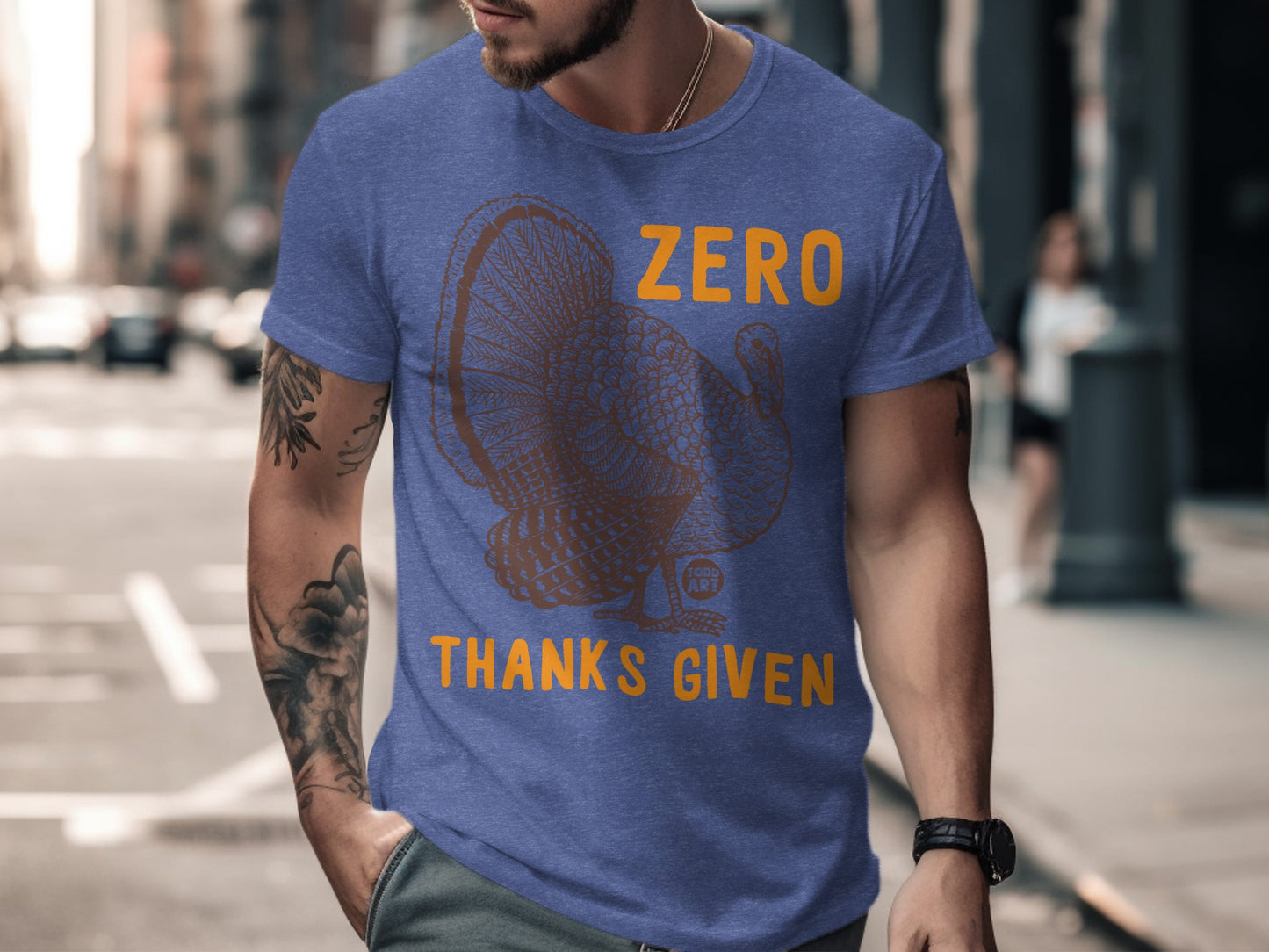 Zero Thanks Given Turkey Graphic T-Shirt product type