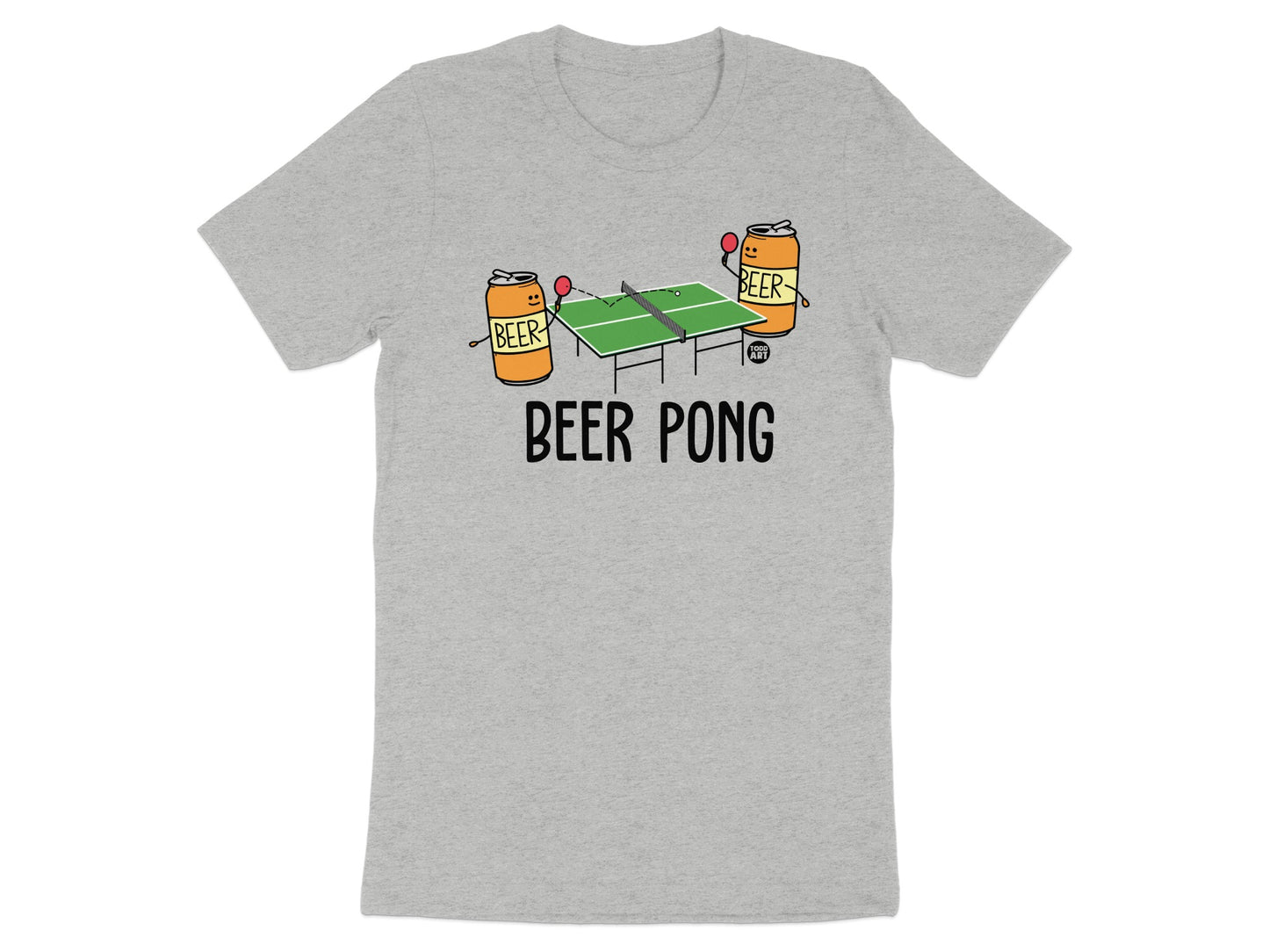 Beer Pong Table with Beer Cans Graphic T-Shirt product type