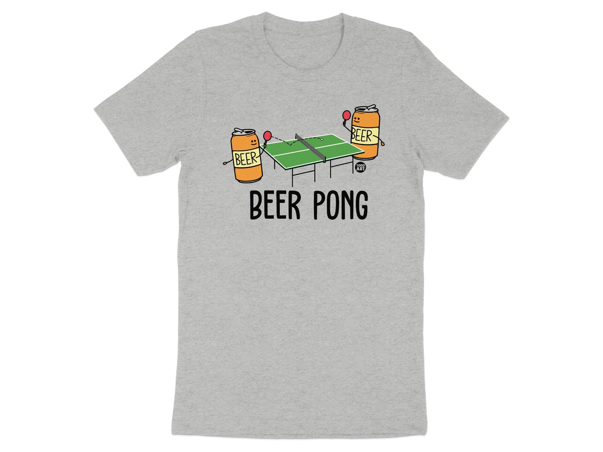 Beer Pong Table with Beer Cans Graphic T-Shirt product type