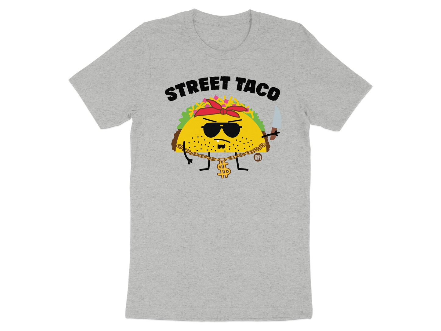 Street Taco Wearing Sunglasses Funny T-shirt