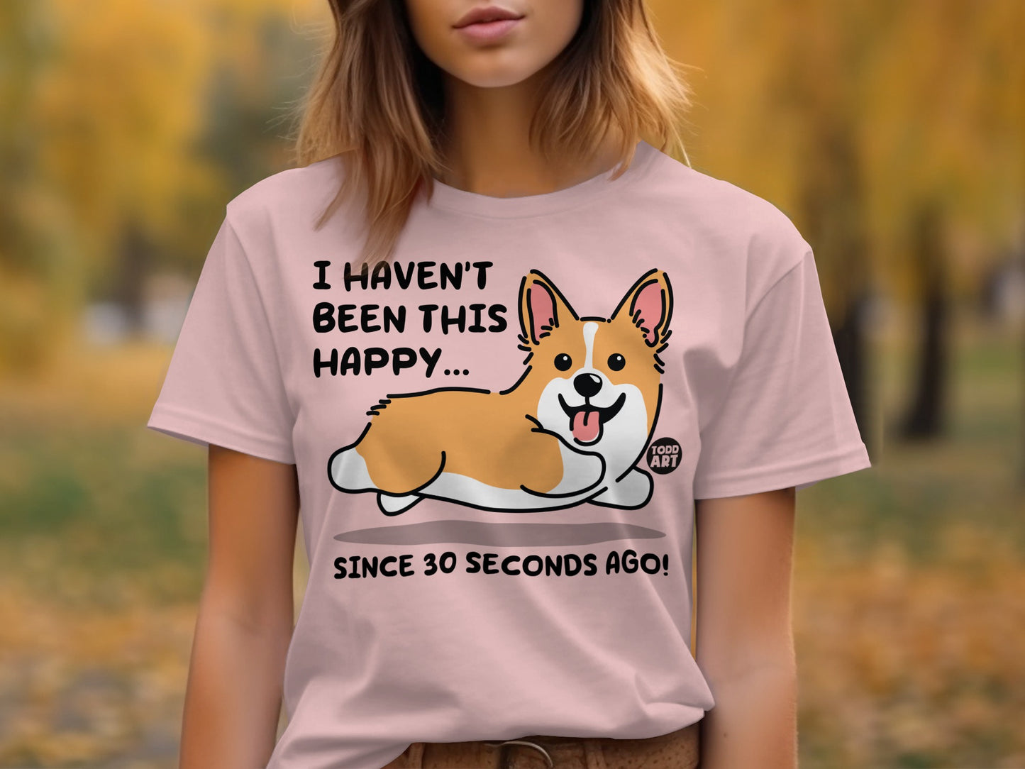 Funny Corgi Slogan T-Shirt Graphic Tee product