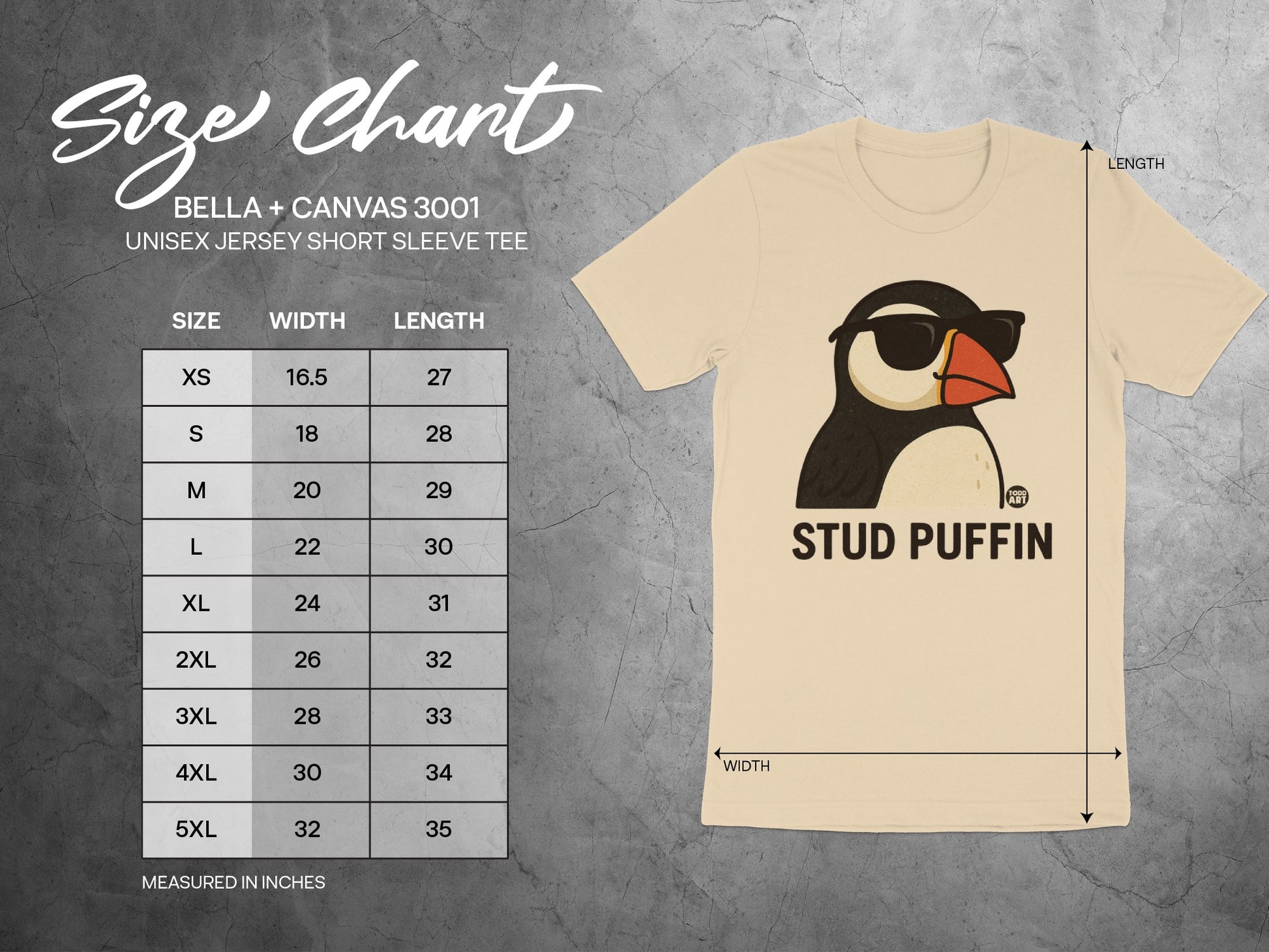 Stud Puffin Unisex Jersey Short Sleeve Tee product