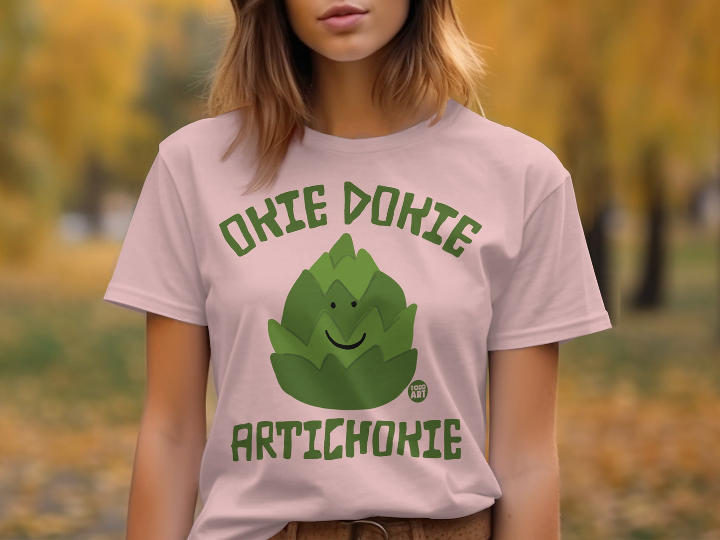 Okie Dokie Artichokie Graphic Tee Shirt