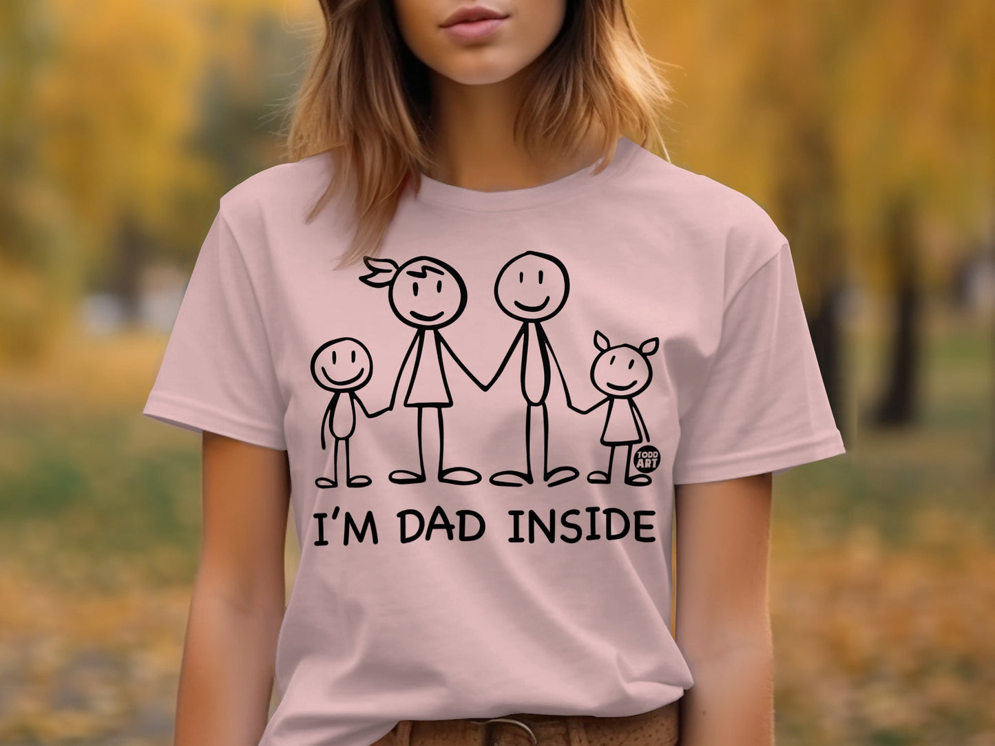 I'm Dad Inside Stick Family Themed Apparel product
