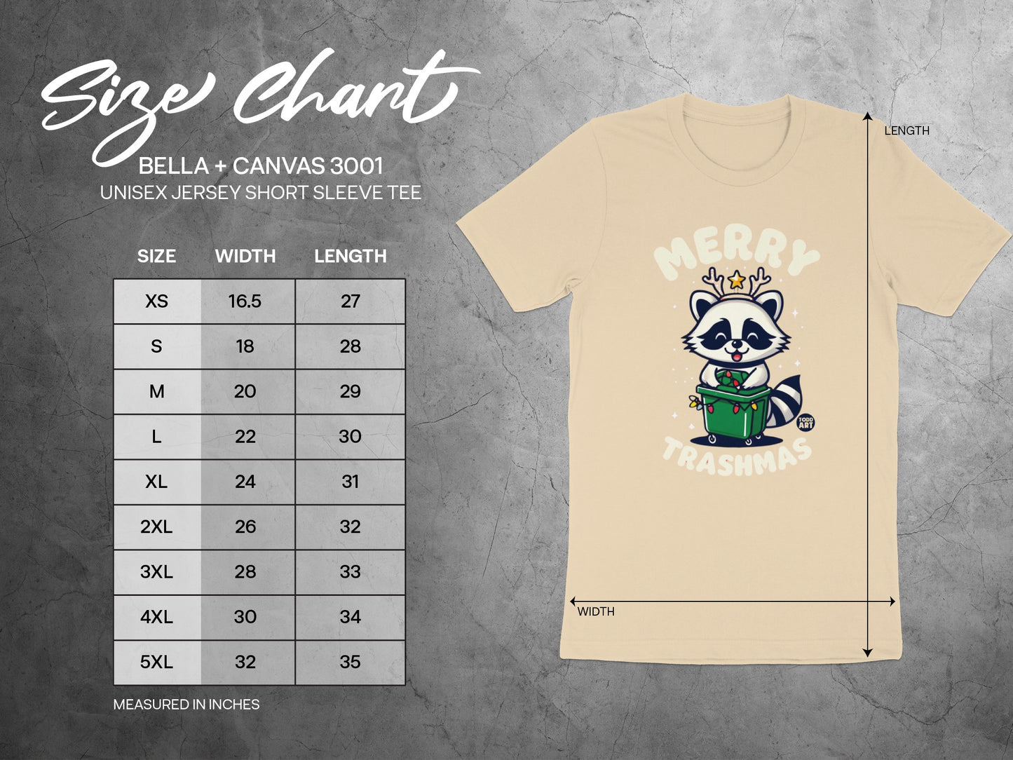 Merry Trashmas Racoon Graphic Unisex T-Shirt product