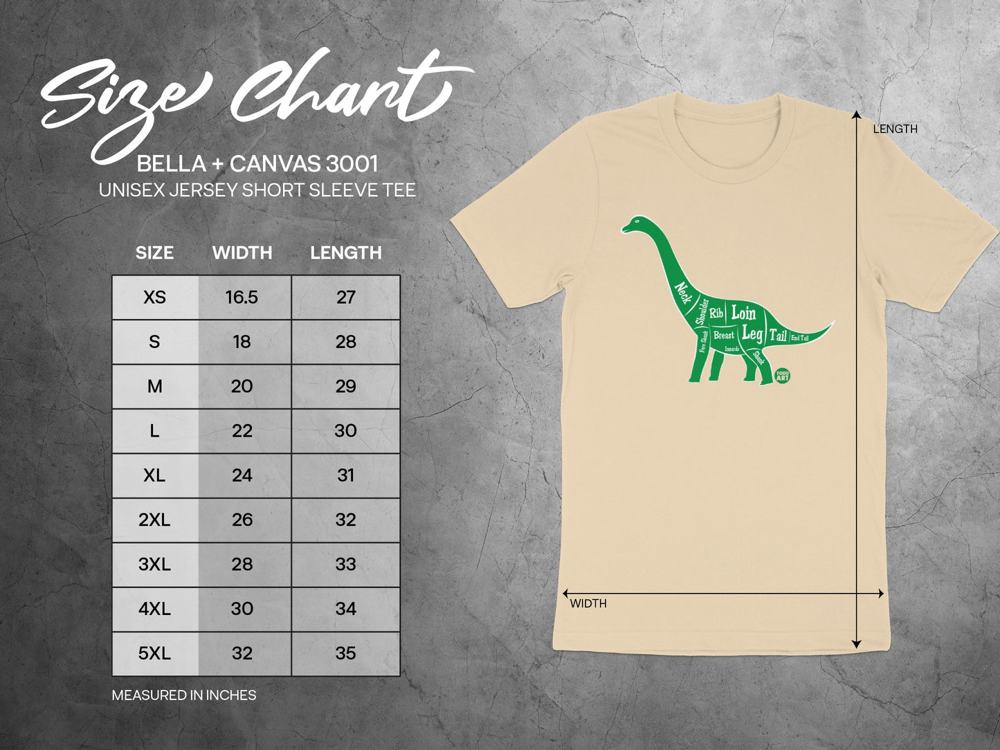Dinosaur Graphic Unisex Jersey Short Sleeve Tee product