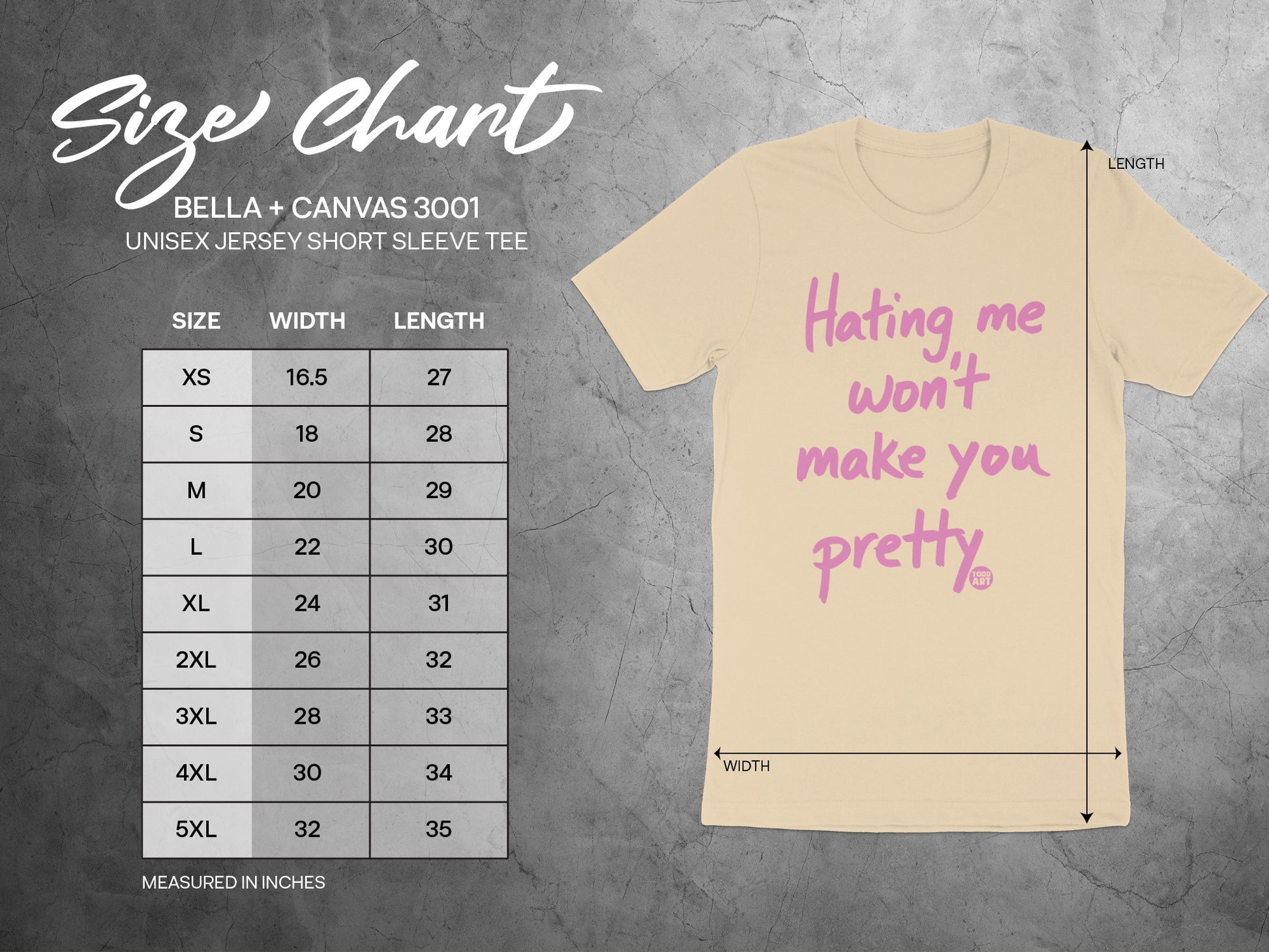 Hating me won't make you pretty short sleeve tee product