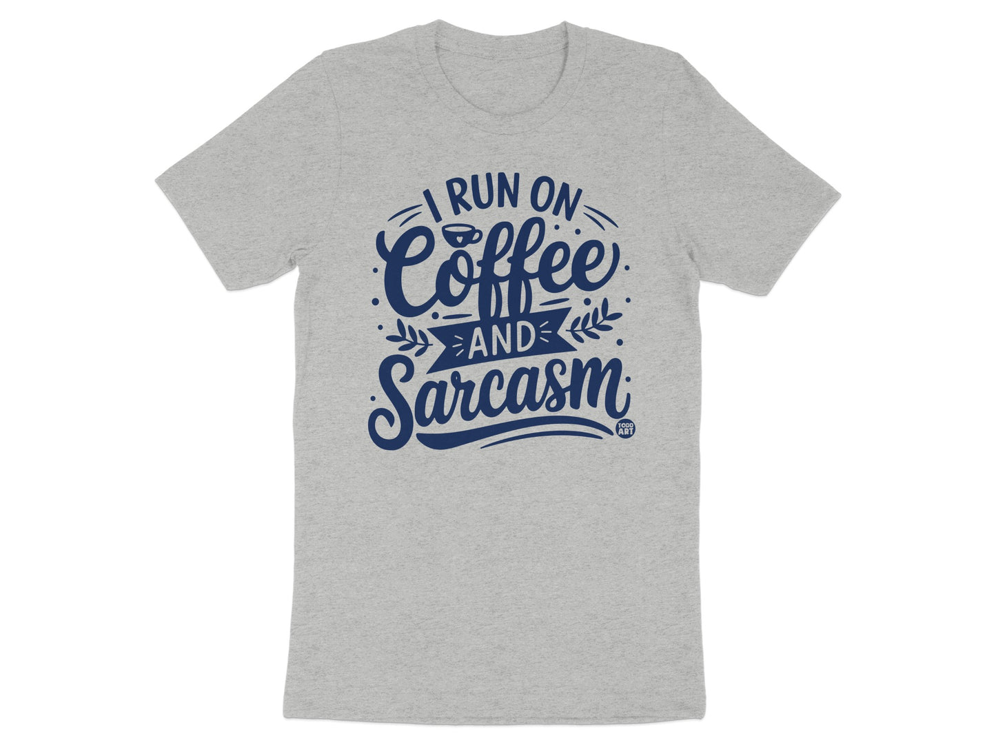 I Run On Coffee And Sarcasm Graphic Tee product