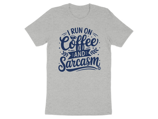 I Run On Coffee And Sarcasm Graphic Tee product