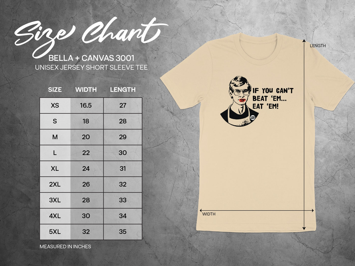 If You Can't Beat 'Em Eat 'Em Unisex Jersey Short Sleeve Tee