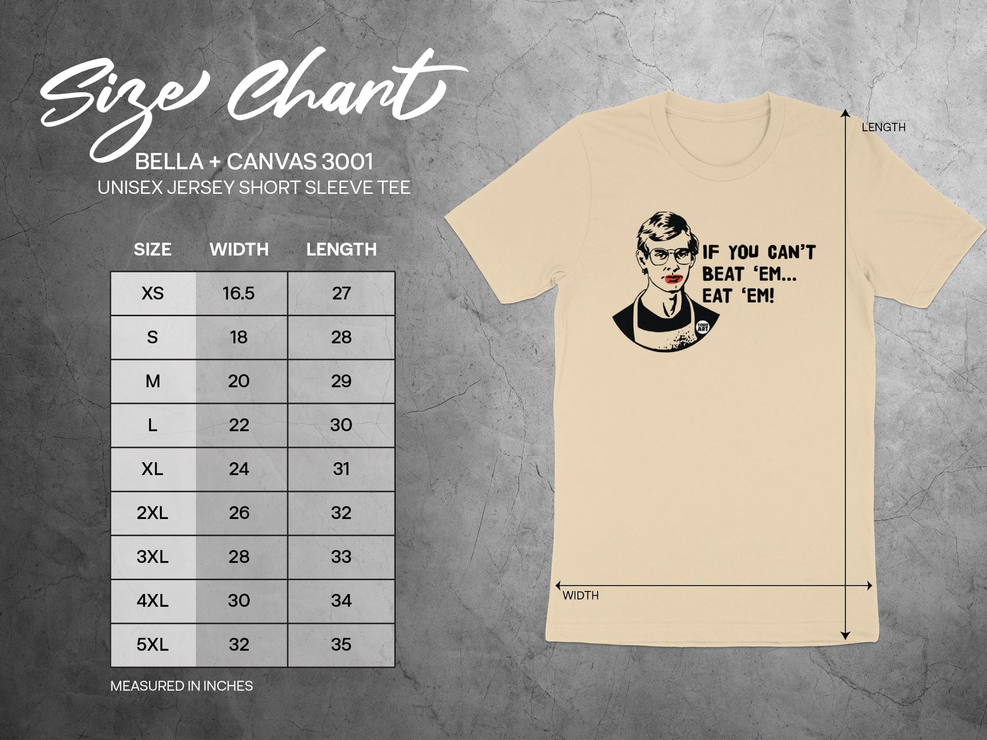 If You Can't Beat 'Em Eat 'Em Unisex Jersey Short Sleeve Tee