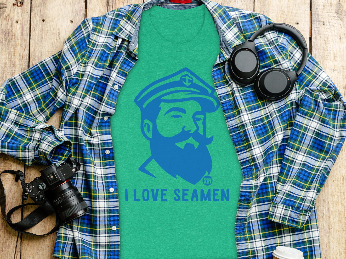 I Love Seamen Beard Graphic Unisex Apparel product