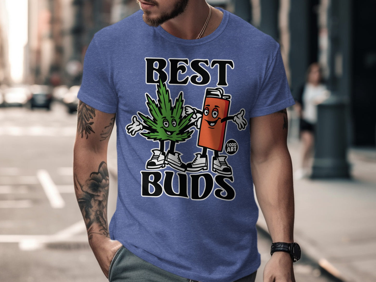 Best Buds Graphic T-Shirt Urban Streetwear