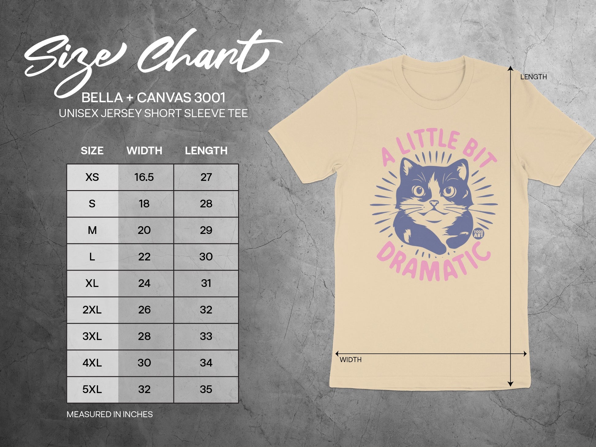 A Little Bit Dramatic Cat Short Sleeve Tee product