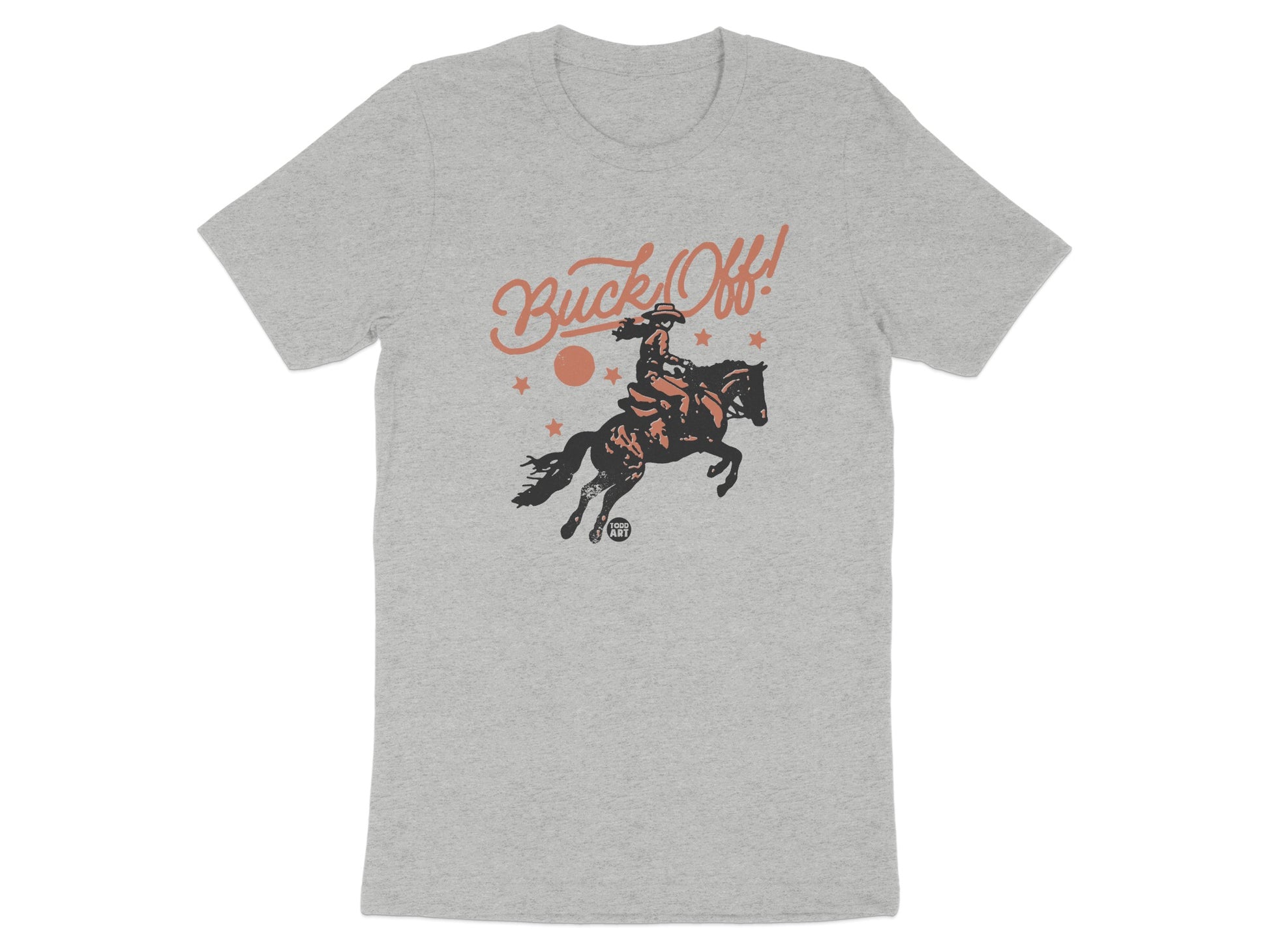 Buck Off Cowboy Riding Horse Graphic T-shirt product